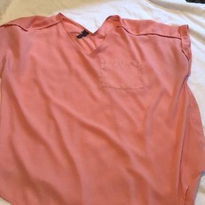 Coral dressy top